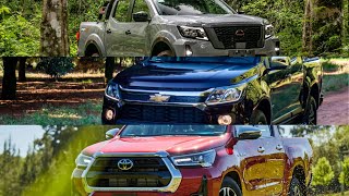 COMPARATIVO  FRONTIER PRO 4X HILUX SRX OU S10 HIGH COUNTRY [upl. by Ennayehc]