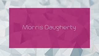 Morris Daugherty  appearance [upl. by Odnalref759]