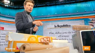 La carta forno può essere cancerogena  Unomattina 09122024 [upl. by Harmony861]