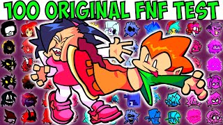 100 ORIGINAL FNF TEST  FNF Character Test  Gameplay VS Playground [upl. by Norri496]