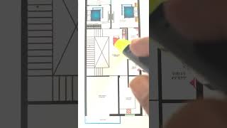 23 50 duplex house plan  23 x 50 feet house plans 23  50 house map architecturalhouseplans [upl. by Miguelita770]