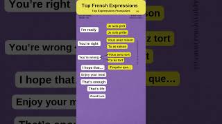 Pronunciation of French Expressionslearnfrench [upl. by Attlee]