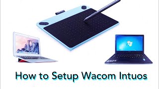 Wacom Intuos  How to setup on Mac and Windows [upl. by Enirehtahc565]