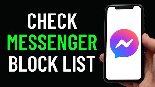 How To Check Messenger Block List  Find Blocked People On Messenger Full Guide [upl. by Enila]