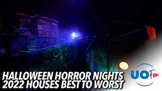 ALL 10 Halloween Horror Nights 31 House Walkthroughs RANKED Best to Worst  2022 [upl. by Sergei]