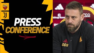 🟨 LIVE 🟥 La conferenza stampa di De Rossi alla vigilia di RomaJuventus [upl. by Pillyhp316]