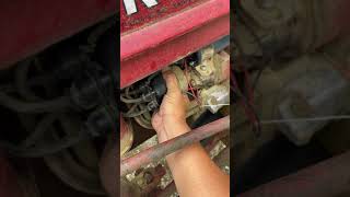 Adjusting timing on Farmall C after electronic ignition installation [upl. by Stalk]