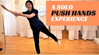 A Solo Push Hands Experience for Tai Chi Beginners [upl. by Anella]