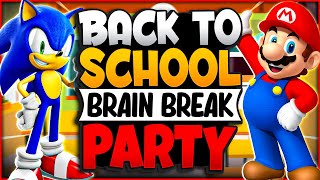 Back to School Brain Break Party  Freeze Dance  Just Dance  Brain Breaks for Kids  Danny Go [upl. by Vivianna]