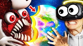 BRIDGE WORM Eats THE ENTIRE PLANET In Virtual Reality Deisim VR Funny Gameplay [upl. by Ahsuoj]