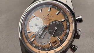 Zenith El Primero Chronomaster Original for HODINKEE 033201360018M3200 Zenith Watch Review [upl. by Erdnael]