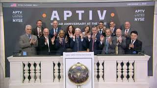 APTIV NYSE APTV Rings The Closing Bell® [upl. by Ahsiri]