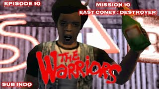 Melawan Virgil  The Warriors Indonesia Mission 10 East Coney  Destroyer Gameplay part 10 Sub Indo [upl. by Nahguav]