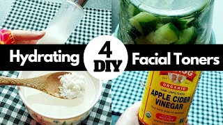 Hydrating DIY 4 Facial Toners Summer Skin Care Toners For Oily Dry amp Normal SkinK For Korai [upl. by Yrroc538]