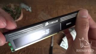 Corsair XMS3 16GB 2 x 8GB DDR31600 Memory Unboxing [upl. by Yerd]