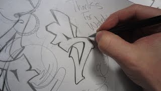 Graffiti Letter S Practice [upl. by Yornek]