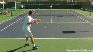 Marat Safin Forehands from the Back Perspective in HD [upl. by Ganley939]