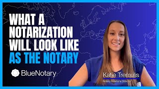 What a Notarization Will Look Like as a Notary [upl. by Aicitan]