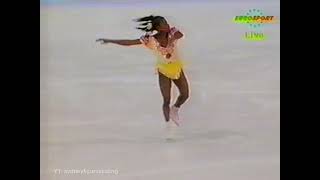 Surya Bonaly  1994 Europeans SP Cries of Beirut  Dana Dragomir [upl. by Renwick]