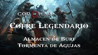 God of War  Cofres Legendarios  Almacén de Buri  Tormenta de Agujas [upl. by Sadella]