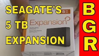 Seagate Expansion 5TB Desktop External Hard Drive USB 30 STEB5000100 Big Guy Review [upl. by Ylehsa704]