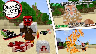 New Demon Slayer Just Released And Its  Demon Slayer Rg AddonMods For Minecraft PE  12071 [upl. by Einnim507]