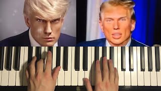 How To Play  BYE BYE Mewing Meme Song Piano Tutorial Lesson [upl. by Rehpoitsirhc]