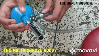 BUNSEN BURNER FULLY EXPLAINED IN HINDI [upl. by Arreyt]