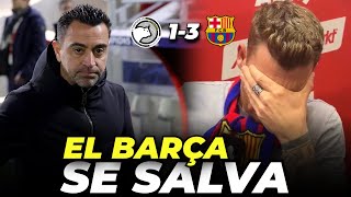 🧐El BARÇA se SALVA  UNIONISTAS 13 FC BARCELONA [upl. by Nohsal]