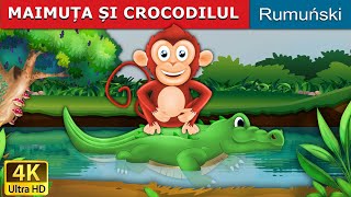 MAIMUȚA ȘI CROCODILUL  Monkey amp Crocodile in Romana  Basme in limba romana  RomanianFairyTales [upl. by Leanor845]