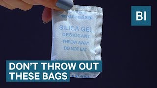 6 Uses For Those Silica Gel Bags That Come With Everything You Buy [upl. by Leonsis]