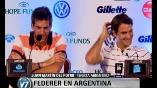 Visión 7 Federer en la Argentina [upl. by Enilarak]