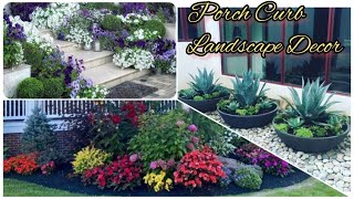 Breathtaking Porch and Curb Yard Landscape Designer Ideas for You to Pick  Fun Cozy Home Decor [upl. by Iffar]