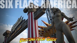 Wonder Woman Lasso of Truth Ride  Six Flags America  POV amp Opening Day Event [upl. by Johnath]