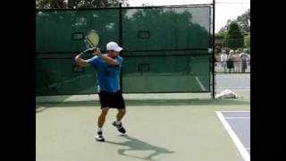 How To Hit Your Forehand Like Andy Roddick Roger Federer [upl. by Puri215]