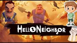 PLAYING HELLO NEIGHBOUR FIRST TIME [upl. by Allimaj]