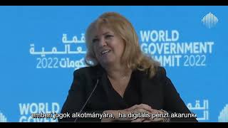 Dr Pippa Malmgren at Doha World Government Summit [upl. by Timothea]