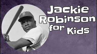 Jackie Robinson for Kids  Biography Video [upl. by Rosella]