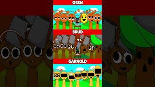 Incredibox Sprunki Oren VS Brud VS Garnold MIX VERSION [upl. by Egiedan912]