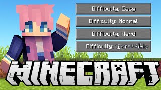 Minecraft on ☠ Impossible ☠ Difficulty [upl. by Ecidna]