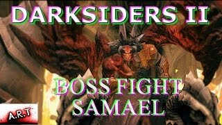 Darksiders 2  DEATH vs SAMAEL Boss Fight quotYou will find me strong enoughquot [upl. by Galvan]