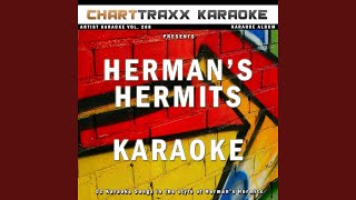 My Sentimental Friend Karaoke Version In the Style of Hermans Hermits [upl. by Edison]