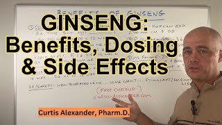 Pharmacist Reviews Panax Ginseng Proven Benefits Dosing Side Effects  Safety [upl. by Blondell249]