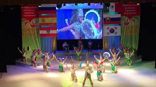 Danza Azteca Compañía de danza folklorica de la UACJ Rusia 2017 [upl. by Myo349]