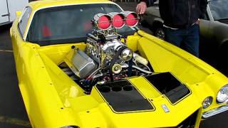 572 blown big block camaro [upl. by Ayel]