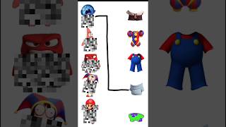 Connect to Correct Pair 👕 Inside Out Patrick Pomni Mario Bros [upl. by Neik]