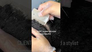 Flaky Scalp Removal On Natural Hair [upl. by Ahseikal730]