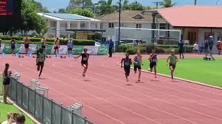 Ht1 100m U16 Men ANQ Championships Townsville 2729 September 2024 [upl. by Dadirac738]