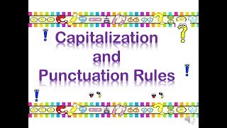 Discovery of Capitalization amp Punctuation Rules  learn capitalization and punctuation [upl. by Atiekan28]