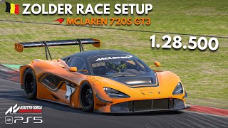 ACC  McLaren 720S  Zolder Lap  Stable Race Setup [upl. by Oniram]